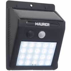 Aplique Solar LED 200 Lumenes, IP65 Con Sensor Movimiento y Crepuscular. - Medida: 96x48x122 mm. - Aplique exterior con bater ...