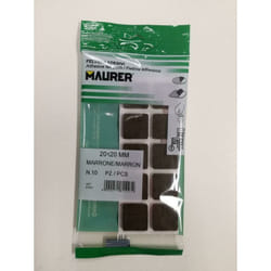 10 autocollants marron 20x20 81557 f100212020 marron - Maurer