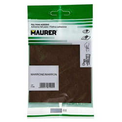Maurer - Feutre Adhésif 100 x 100 mm. (Blister 1 pièce) Marron