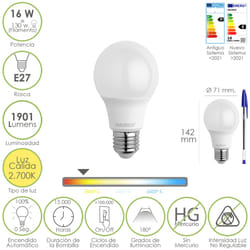 Maurer 19073095 ampoule LED 16 W E27