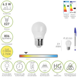 Maurer 19073160 ampoule LED 6,5 W E27