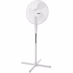 Ventilateur sur pied Maurer - Puissance : 45 W. - 3 vitesses. - Diamètre 40 cm. - Hauteur réglable allant de 80 à 123 cm. - F ...