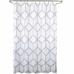 Cortina tela duchas y baños - Medida: 180x200 (Alt.) cm. - Realizado en poliester. - Tela impermeable, por lo que el agua no ...