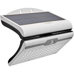 Papillon - Aplique Solar Led Jardin Blanca Con Sensor de Movimiento y Crepuscular. IP44