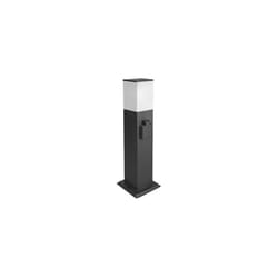 Poteau de balise de jardin IP44 avec prise noire