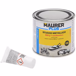 Masilla Reparadora Metales 325 ml. Con Endurecedor - Medida: 325 ml. - Instrucciones: > Limpie a fondo la superficie a tratar ...