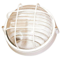 Plafonnier industriel rond blanc IP54