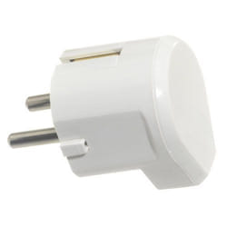 Maurer - Sortie Fiche/Fiche Latérale 16 a. 250 v. Blanc