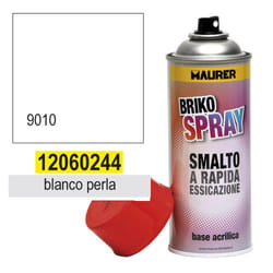 Maurer - Peinture en aérosol Pearl White 400 ml.