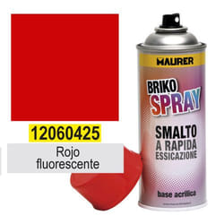 Peinture en aérosol rouge fluorescent 400 ml.