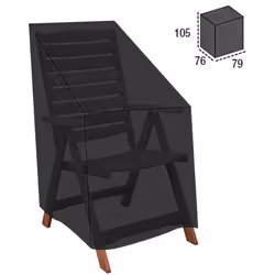 Housse pour fauteuils. - Dimensions : 105x76x79 cm. - Housse conçue en polyéthylène 100 g/m². - Munie d??illets et de corde e ...