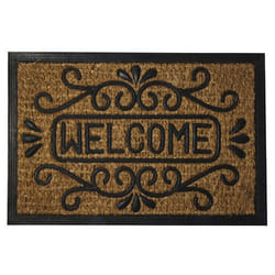 Maurer - Welcome Paillasson en Fibre de Coco et Caoutchouc 40x60 cm.