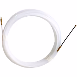Tire-fils domestique en nylon - Longueur x diamètre : 15 mètres x 4 mm. - Couleur blanche. - Idéale pour usage électronique.