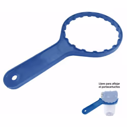 Description générale La clé d'ouverture/fermeture pour porte-cartouche de filtre à eau de 5 pouces est un outil essentiel pou ...