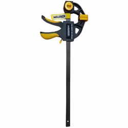 Serre-joint une main Maurer 18". - Article aussi appelé serre-joint presse rapide. - Très pratique pour fixer des pièces qui  ...
