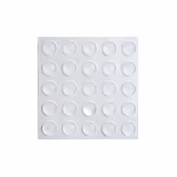Petites déchirures/gouttes de silicone - Dimensions : diamètre x épaisseur : 7 x 2 mm. - Blister 25 pièces. - Fabriqué en sil ...