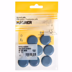 Maurer - 5130165 Coulissant Gris Ptfe �25 (Lot de 8)