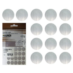 Maurer - Cache-vis adhésifs gris métallisé. (Blister 20 unités)