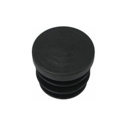 Virole Intérieure Ronde Noire 25mm. Blisters 4 pièces.
