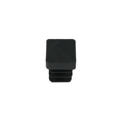Virole intérieure carrée noire 12x12 mm. Blisters 4 pièces.