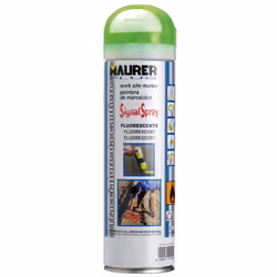 Spray Maurer traçage vert fluorescent - Flacon de 500 ml. - Spécialement adapté pour le marquage des travaux. - Adhère à la m ...