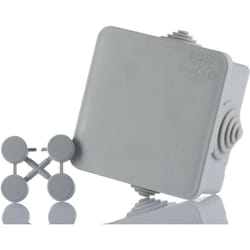 Boîte de jonction en Thermoplastique 75 x 75 x 48mm, IP44 ( Prix pour 1 )