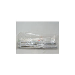 Jeu de 2 barrettes avec bornier de répartition isolé pour coffret électrique 54 modules EUROPA (124970000) ABB 12497