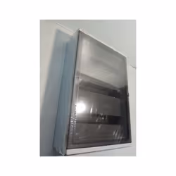 Coffret étanche 3 rangées de 18 modules (54 modules) avec porte transparente et barrette de terre 380x570x140mm IP65 1SL2758A ...