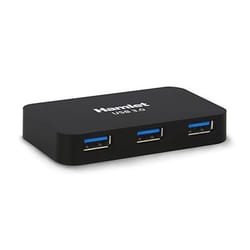 Hamlet XHUB430BKPW hub & concentrateur USB 3.2 Gen 1 (3.1 Gen 1) Micro-B 5000 Mbit/s