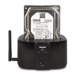 Hamlet HXDDWIFI Station d'accueil de disques de stockage Noir - Vue supplémentaire 8