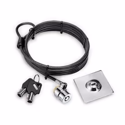 Hamlet XNBTLOCK20K, 2 m, Clé ronde, Acier, Noir