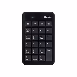 Hamlet XKPADUBK, USB, 23, PC portable/de bureau, 1,3 m, Noir