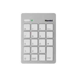 Hamlet XKPADUSV clavier numérique Ordinateur portable USB Argent
