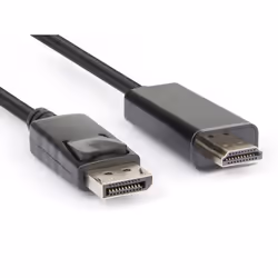 Hamlet XVCDP-HDM18, 1,8 m, DisplayPort, HDMI Type A (Standard), Mâle, Mâle, Droit