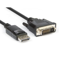 Hamlet XVCDP-DV18 câble vidéo et adaptateur 1,8 m DisplayPort DVI Noir