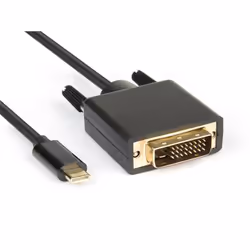 Hamlet XVAUC-DV4K20, 2 m, USB Type-C, DVI, Mâle, Mâle, Droit