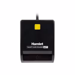 Hamlet HUSCR-ACY lecteur de cartes à puce Intérieure USB USB Type-A/USB Type-C Noir - Vue supplémentaire 2