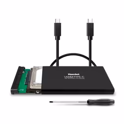 Hamlet HXD25TCU31 Boîtier de disques de stockage Boîtier HDD Noir 2.5" - Vue supplémentaire 4
