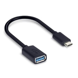 Hamlet XADTC-U2A-MF02 câble USB 0,2 m USB 3.2 Gen 1 (3.1 Gen 1) USB A USB C Noir