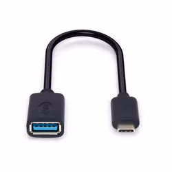 Hamlet XADTC-U2A-MF02 câble USB 0,2 m USB 3.2 Gen 1 (3.1 Gen 1) USB A USB C Noir