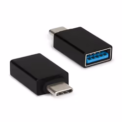 Hamlet XADTC-U2A-MF, USB Type-C, USB Type-A, Noir