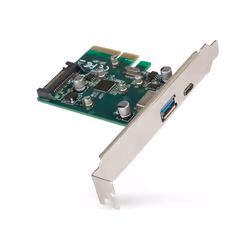 Hamlet HUSB312TCPCX, PCIe, USB 3.2 Gen 1 (3.1 Gen 1), PCIe 2.0, Vert, PC, ASMedia ASM1142