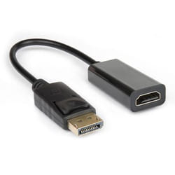 Hamlet XVADP-HDM câble vidéo et adaptateur DisplayPort HDMI Type A (Standard) Noir