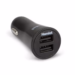 Hamlet XPW12U234, Auto, Allume-cigare, 5 V, Noir