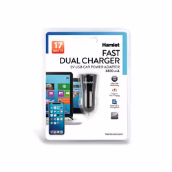 Hamlet XPW12U234 chargeur d'appareils mobiles Téléphone portable, Smartphone, Tablette Noir Allume-cigare Auto - Vue supplémentaire 4