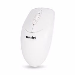 Hamlet XMICEU2WH-OEM souris Universel Ambidextre USB Type-A Optique 1000 DPI