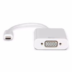 Hamlet HVATC2VGA, 0,13 m, USB Type-C, VGA (D-Sub), Mâle, Femelle, Droit