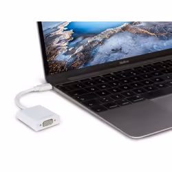 Hamlet HVATC2VGA câble vidéo et adaptateur 0,13 m USB Type-C VGA (D-Sub) Blanc