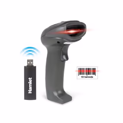 Hamlet HBCS1D10W, Lecteur de code barre portable, 1D, Laser, Codabar, Code 11, Code 128, Code 39, Code 93, EAN-13, EAN-8, GS1 ...
