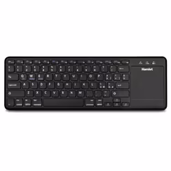 Hamlet XKK400ITA clavier RF sans fil QWERTY Italien Noir